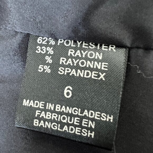 Tahari Womens Gray Glen Plaid Blazer Button Front Cropped Pockets size 6 - Picture 10 of 12